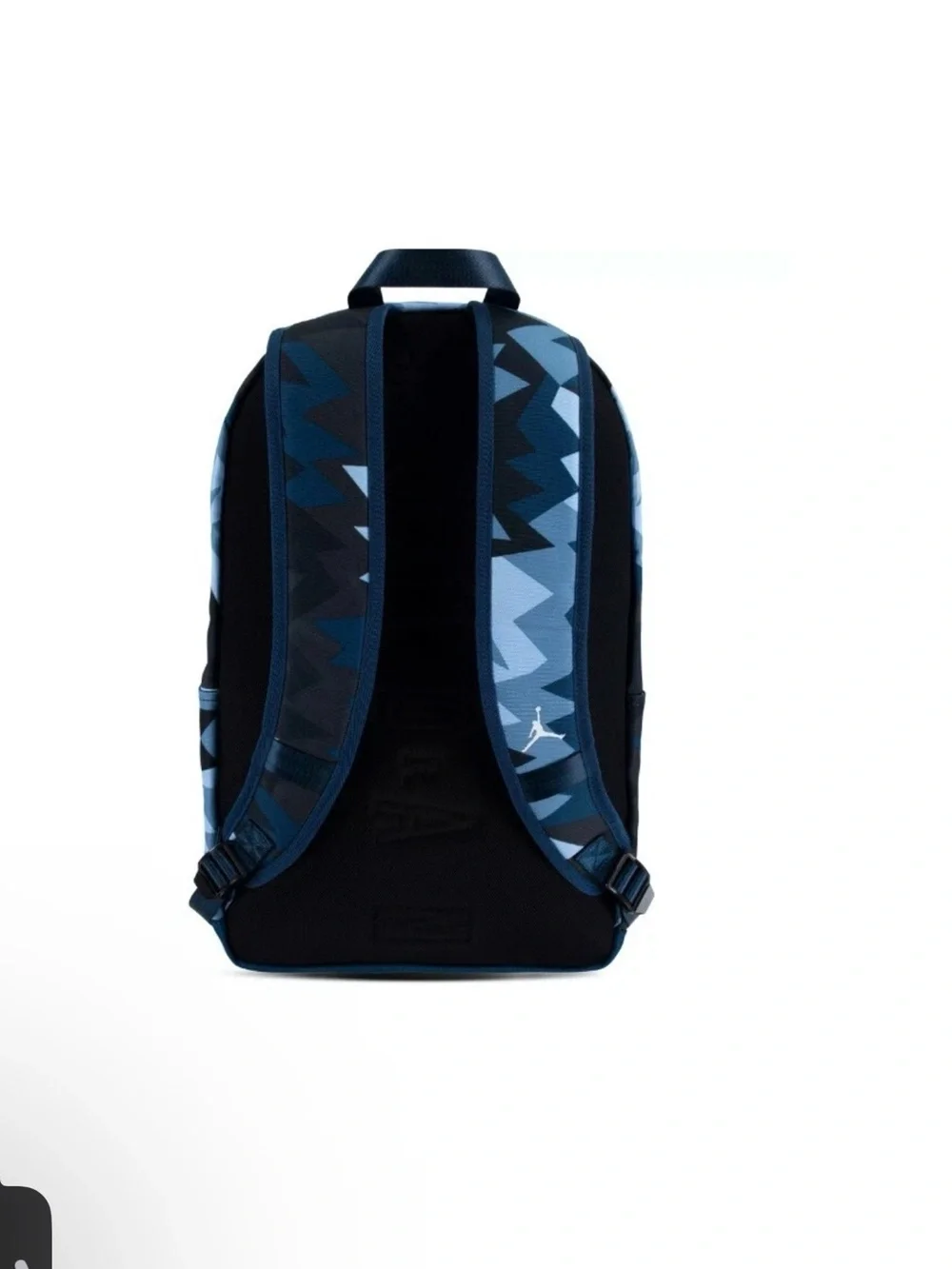Jordan Men's Navy and Light Blue Geometric Backpack